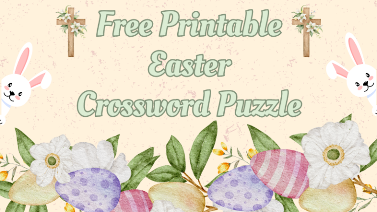 Free Printable Easter Crossword Puzzle – Holiday Theme
