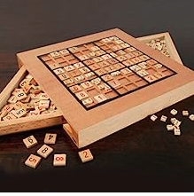 Wooden Sudoku Boards - WE Games Custom Engraved Wooden Sudoku Board