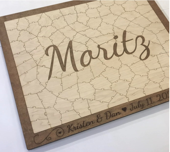 Guest Book Puzzle - Wooden Name Puzzle