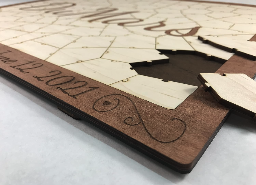 Guest Book Puzzle - Wooden Name Puzzle