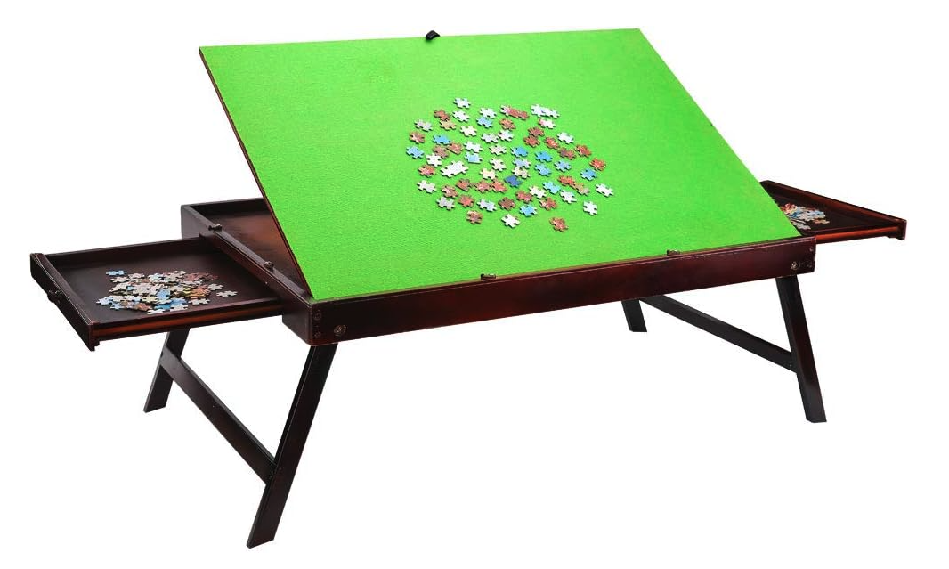DAPU Wooden Jigsaw Tilting Puzzle Table - Review
