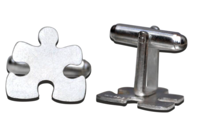 Puzzle Piece Jewelry - Cuff Links